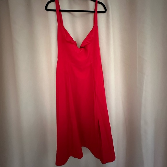 Red corset top dress size 10-12 large - Picture 1 of 2